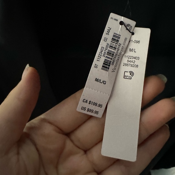 Black Victoria Secret Robe - Picture 3 of 3